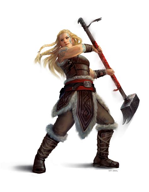 kimblr character portraits viking character warrior woman
