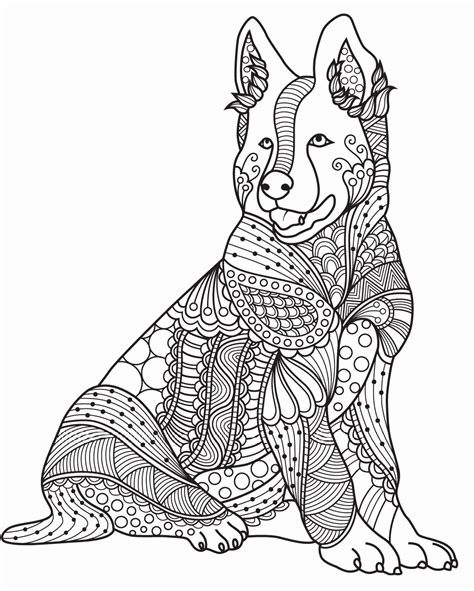 coloring pages  realistic dogs  getcoloringscom  printable