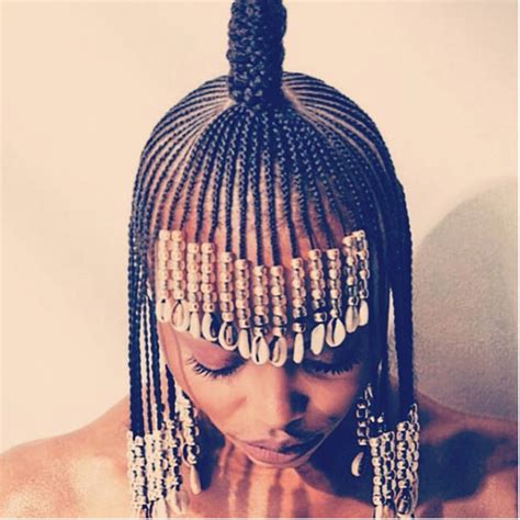 top inspiration  african braids  fringe hairstyle