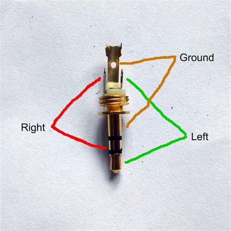 pinout  mm female jack wiring diagram
