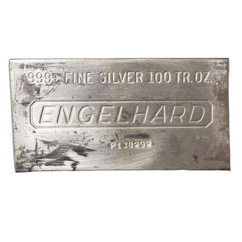 engelhard  oz silver bar california gold  silver exchange