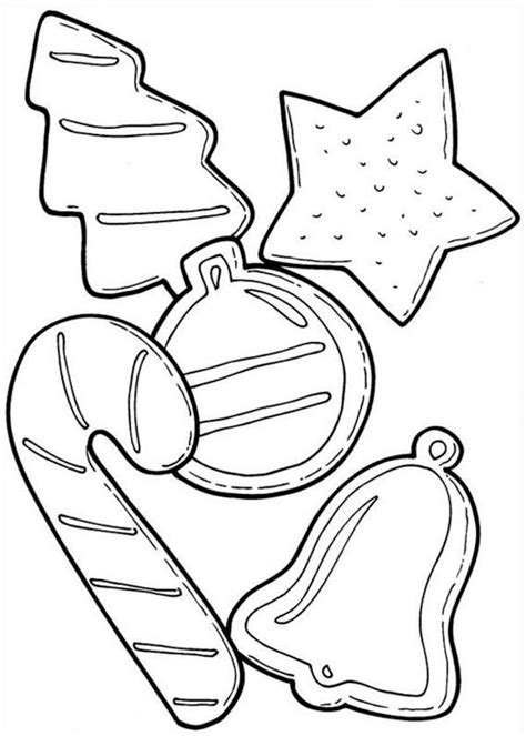 christmas cookie coloring sheets find  christmas cookie coloring