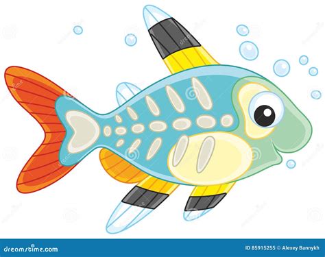 ray fish stock vector illustration  tetra toon