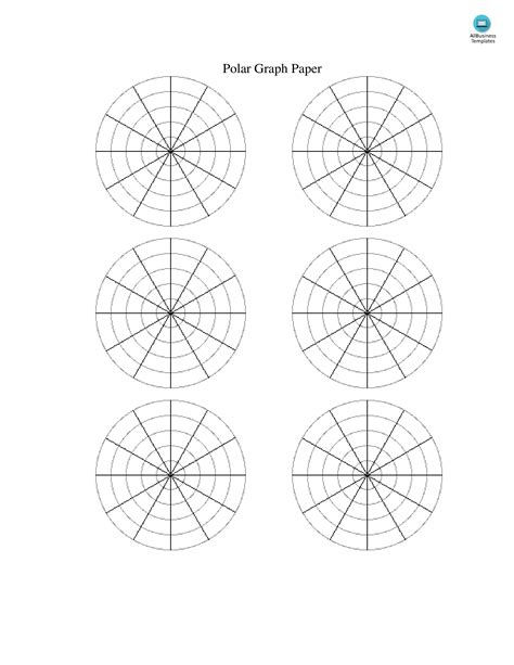 gratis polar cirkel grafiekpapier