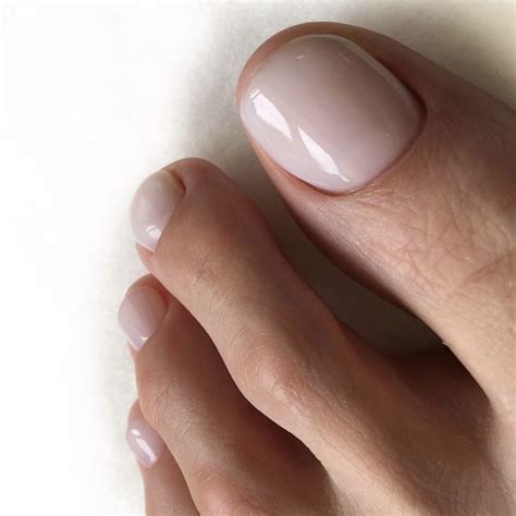 milky white pedicure white gel nails cute gel nails squoval nails