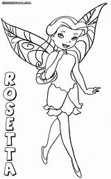 Coloring Rosetta Pages Popular Print Fairy sketch template