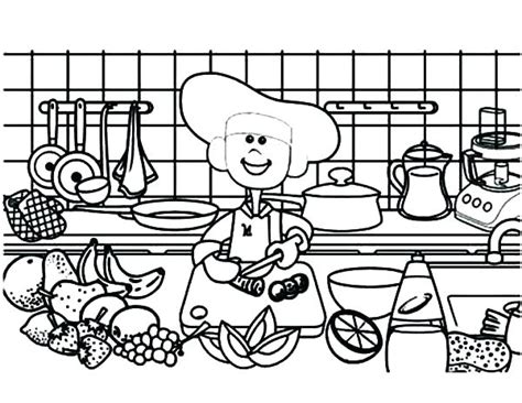 kitchen utensils coloring pages select   printable crafts