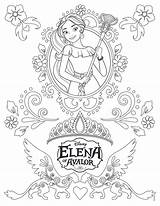 Elena Avalor Coloring Pages Princess Printable Drawing Disney Kids Colorear Coloringpagesfortoddlers Colouring Sheets Majestic Print Dibujos Activity Bubakids Choose Board sketch template