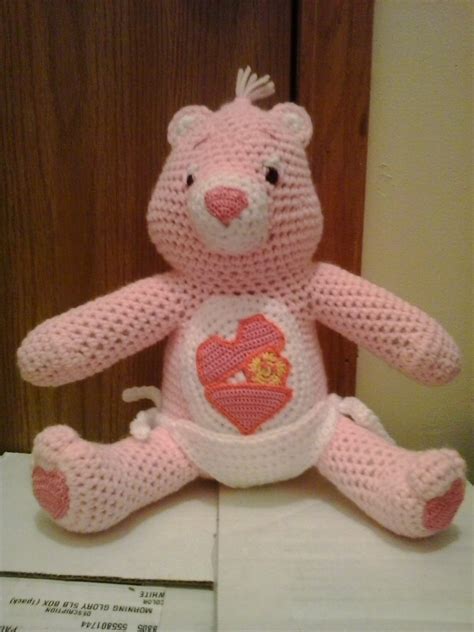 crochet fanatic baby hugs care bear