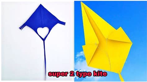 kite  paper kite making   ways simple paper kite