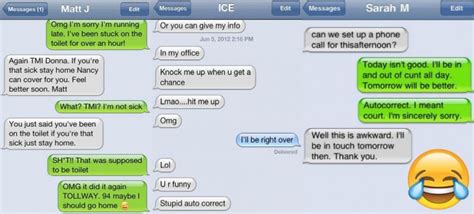 73 Funny Autocorrect Text Messages Gone Wrong