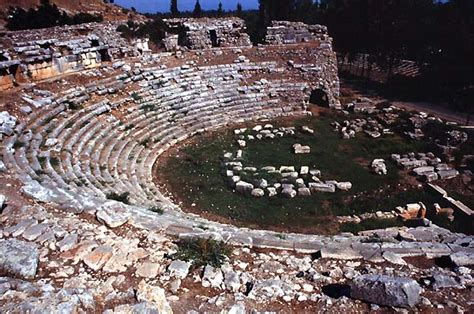 lymia finike turkey theatres amphitheatres stadiums odeons ancient