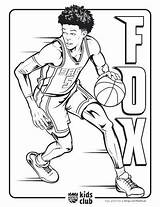 Lakers Coloring Pages Basketball Getcolorings sketch template