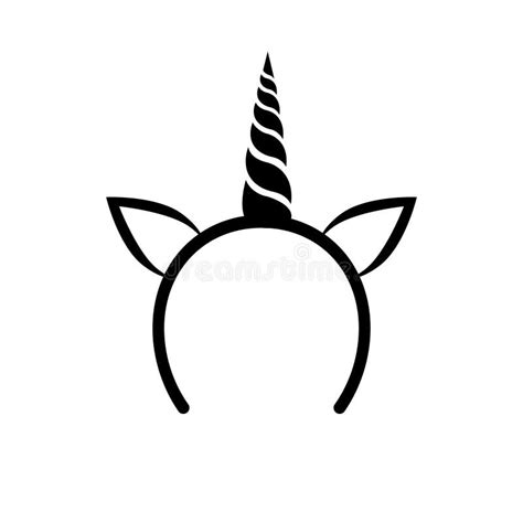 vector unicorn silhouette  quote card stock vector illustration