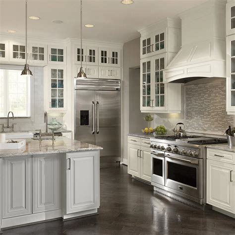 american woodmark custom kitchen cabinets shown  classic style
