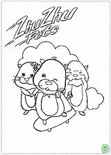 Zhu Pets Coloring Dinokids Zsu Pages Close Popular Library Clipart sketch template