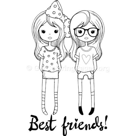 cute  friends coloring page  printable coloring pages  kids