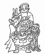 Coloring Halloween Monster Pages Monsters Doo Creepy Scooby Scary Adults Spooky Color Printable Book Getcolorings Getdrawings Library Clipart Creatures Popular sketch template