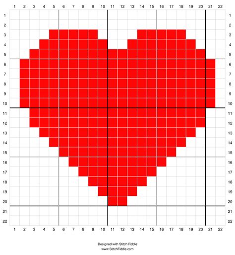 cc heart blanket pattern