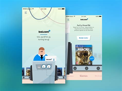 bolcom app concept screens  remco bakker  dribbble
