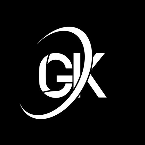 gk logo   design white gk letter gk letter logo design initial