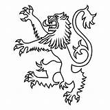 Lion Stencil Rampant Pages Colouring Game Template Thrones Coloring House Sigil Lannister Stark Book Sketch Drawing Choose Board sketch template