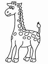 Giraffe Coloring Pages Print Color Kids Giraffes Printable Printables Book Animal sketch template