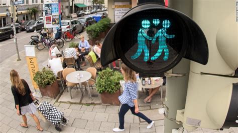 munich introduces same sex pedestrian traffic signals