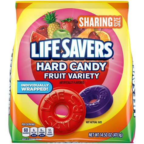 life savers fruity variety hard candy  ounce sharing size bag walmartcom walmartcom