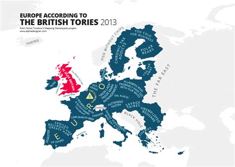 europe according to the british tories by alphadesigner design funny maps united states of