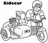 Sidecar Sidecars Pat sketch template