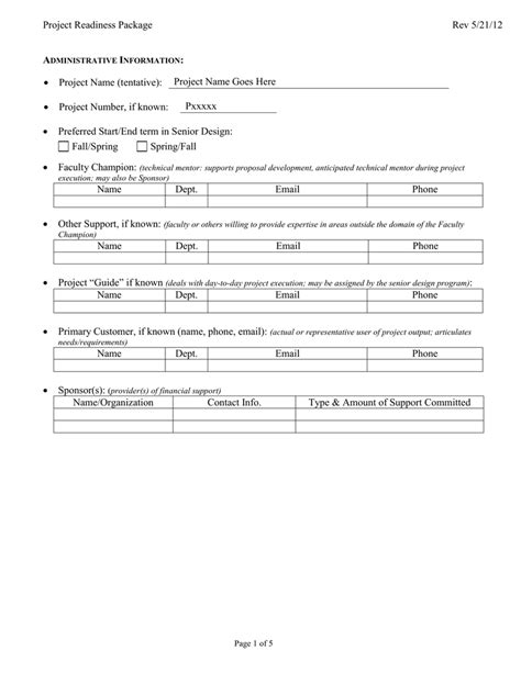 capstone project proposal template