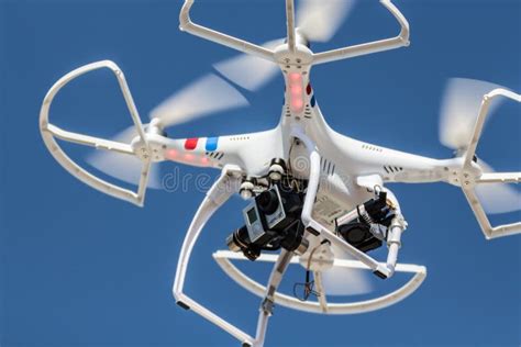multi rotor drone stock photo image  aeronautics airborne