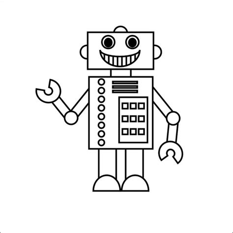 robot coloring pages  students educative printable