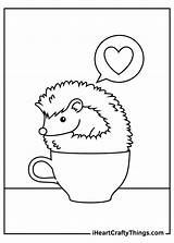 Hedgehog Iheartcraftythings sketch template