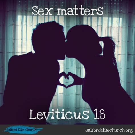Leviticus 18 – Sex Matters Salford Elim Church