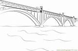 Bridges Zaporizhia Bridge Coloringpages101 Printable sketch template
