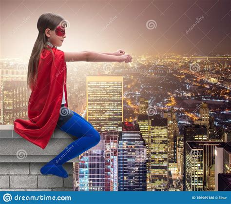 kid protecting  city  evil stock photo image  fantasy