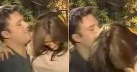 ben affleck video emerges of him getting very hands on with presenter
