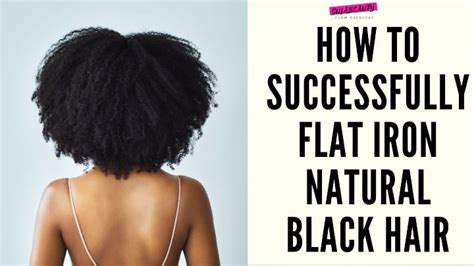 How To Straighten Natural Black Hair With A Flat Iron Sula Beauty