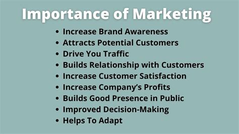 importance  marketing  business bokastutor
