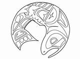 Haida Draw Nations First Coloring Pages Canadian Wikihow Native Salmon Animal Indigenous American Template Northwest Aboriginal Line Tribal Shapes Symbols sketch template