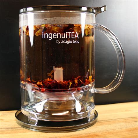 ingenuitea  loose tea teapot  infuserg  herbal garden loose teas chamomile mint
