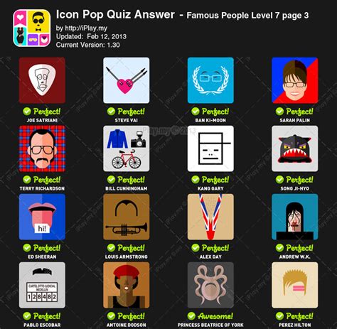 icon pop quiz answers famous person level 3 quiz