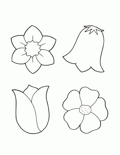 coloring pages spring flower petals coloring pages