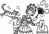 Amelia Bedelia Coloring Jump Cat Wecoloringpage Character Pages sketch template