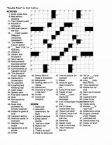 Crossword Crosswords Puzzles sketch template