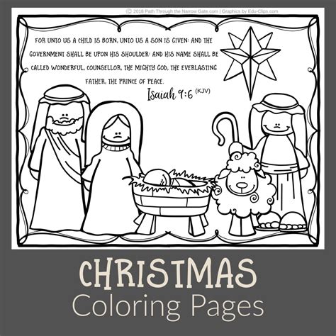 printable bible christmas coloring pages  printable