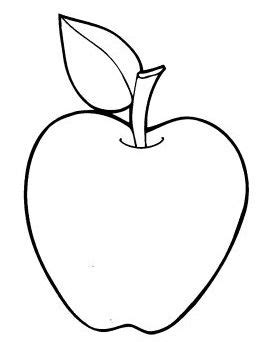 apple coloring page applecoloringpagesjpg preschool ideas