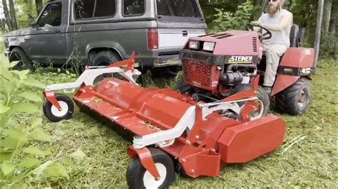 Ventrac Flail On Steiner 430 Youtube